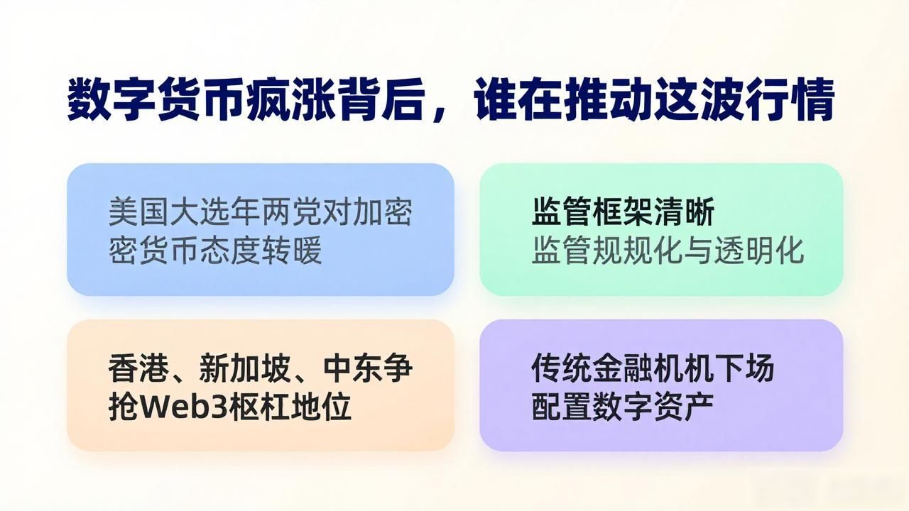 数字货币疯涨背后，谁在推动这波行情
