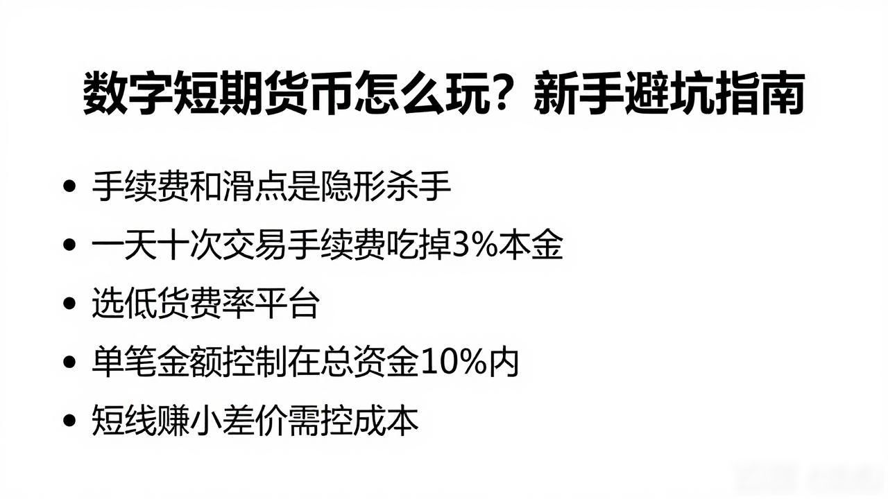 数字短期货币怎么玩？新手避坑指南