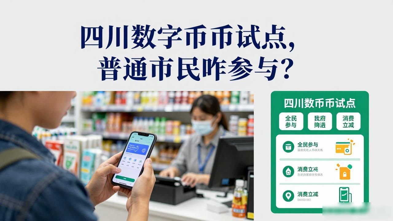 四川数字货币试点，普通市民咋参与？