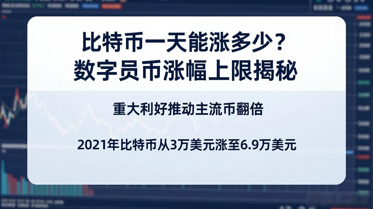 比特币一天能涨多少？数字货币涨幅上限揭秘