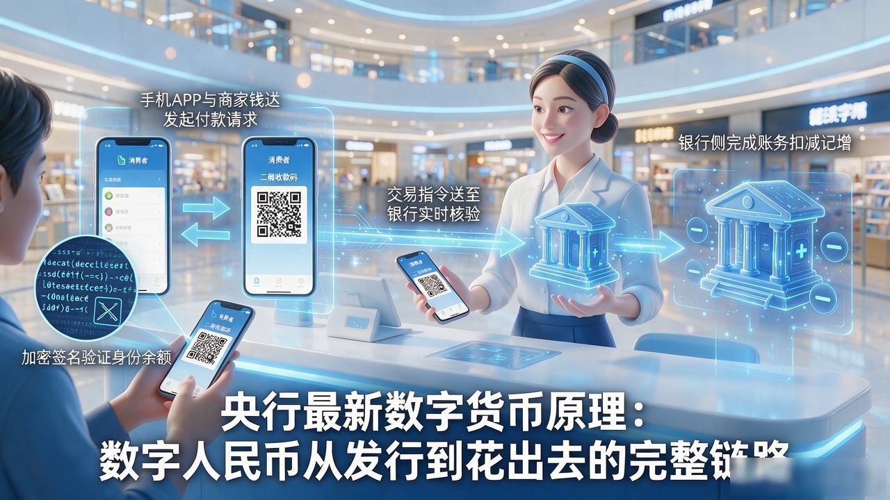 央行最新数字货币原理_数字人民币双层运营架构_数字人民币发行逻辑