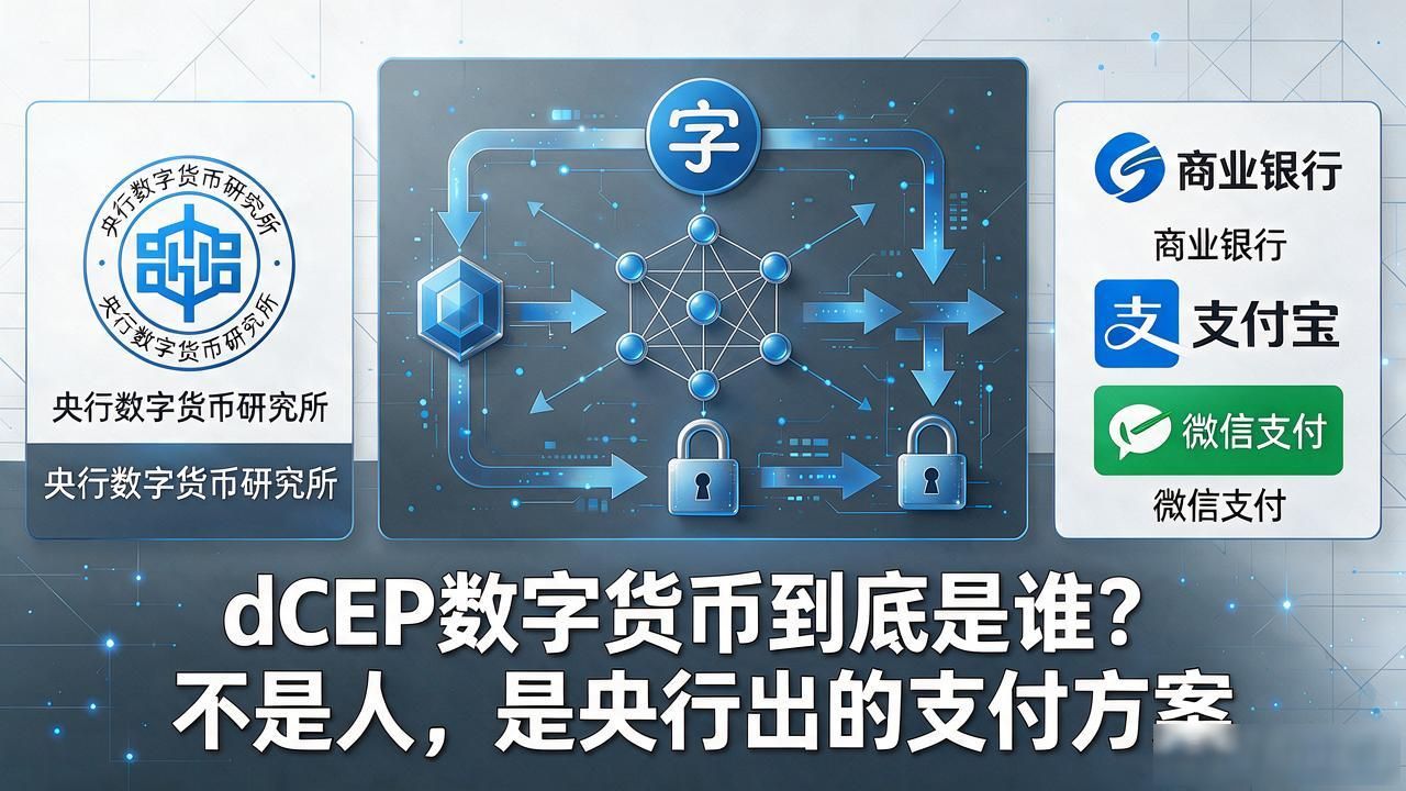 dCEP数字货币到底是谁？不是人，是央行出的支付方案