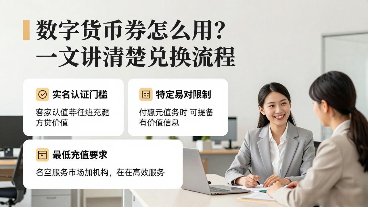 数字货币券怎么用？一文讲清楚兑换流程