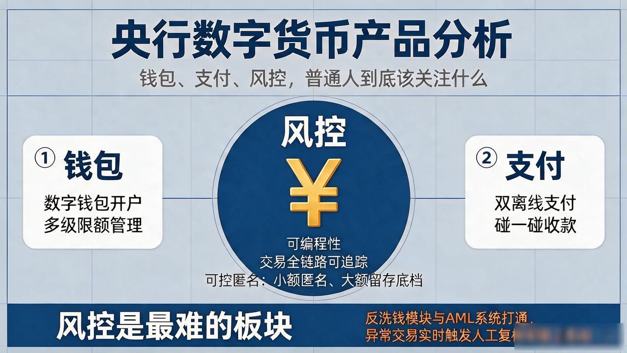 央行数字货币产品分析：钱包、支付、风控，普通人到底该关注什么