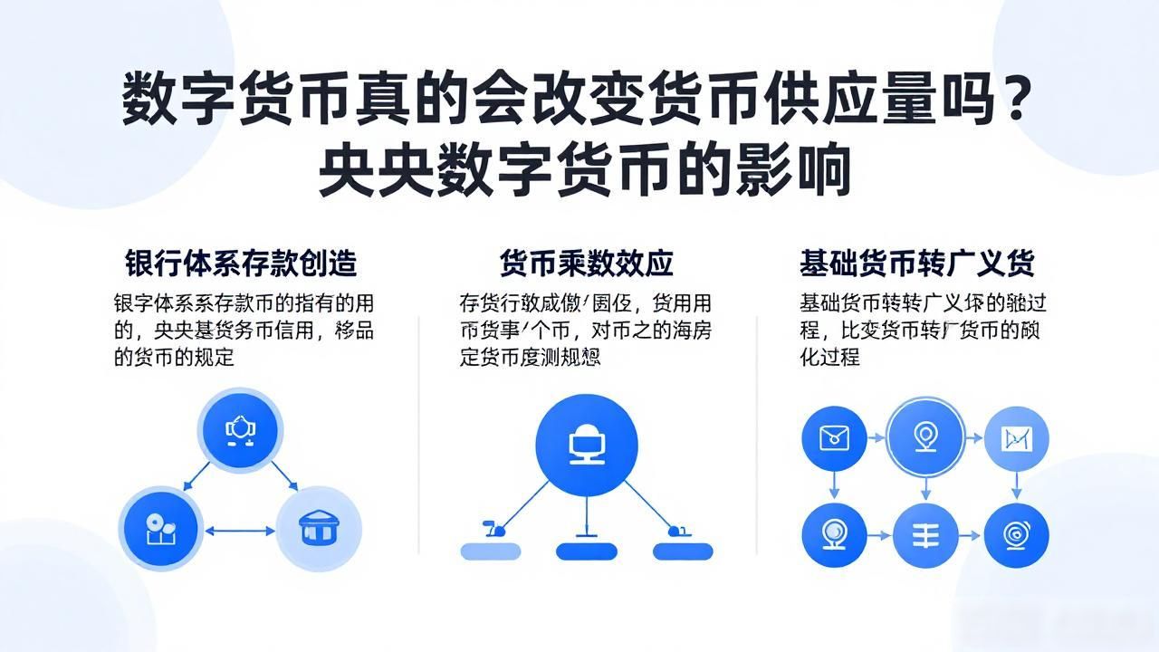 数字货币真的会改变货币供应量吗？央行数字货币的影响