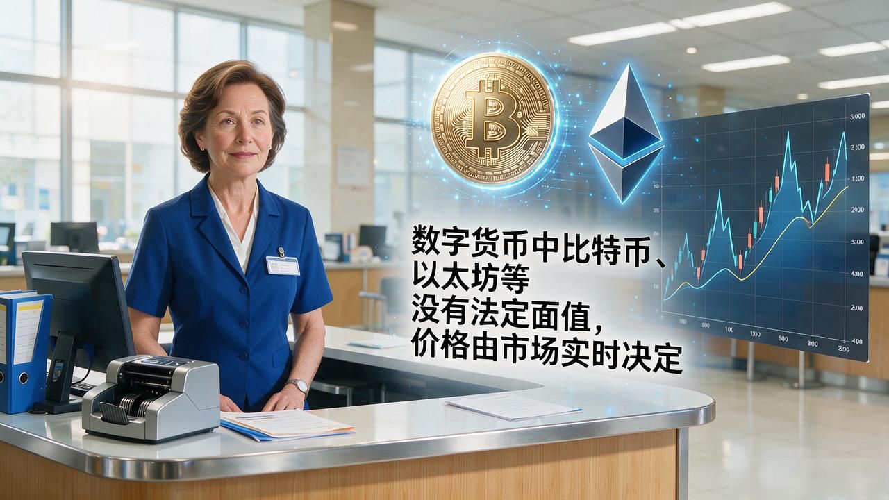 数字货币有面值吗？银行柜员站了二十年柜台，今天给你把话说清楚