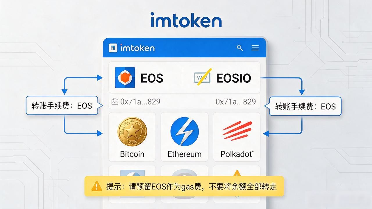 ImToken导入EOS公钥操作流程_EOS钱包余额显示延迟问题_imtoken怎么存放EOS