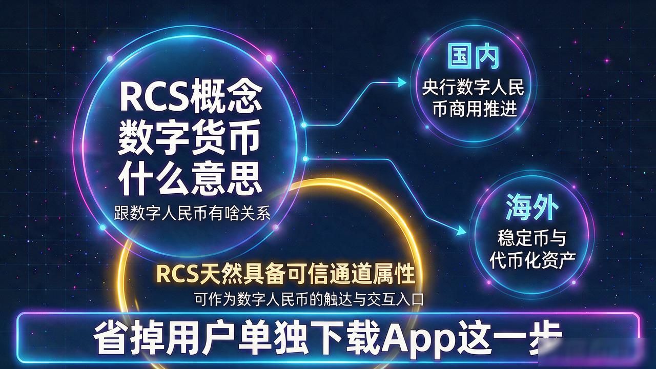 RCS概念数字货币什么意思，跟数字人民币有啥关系