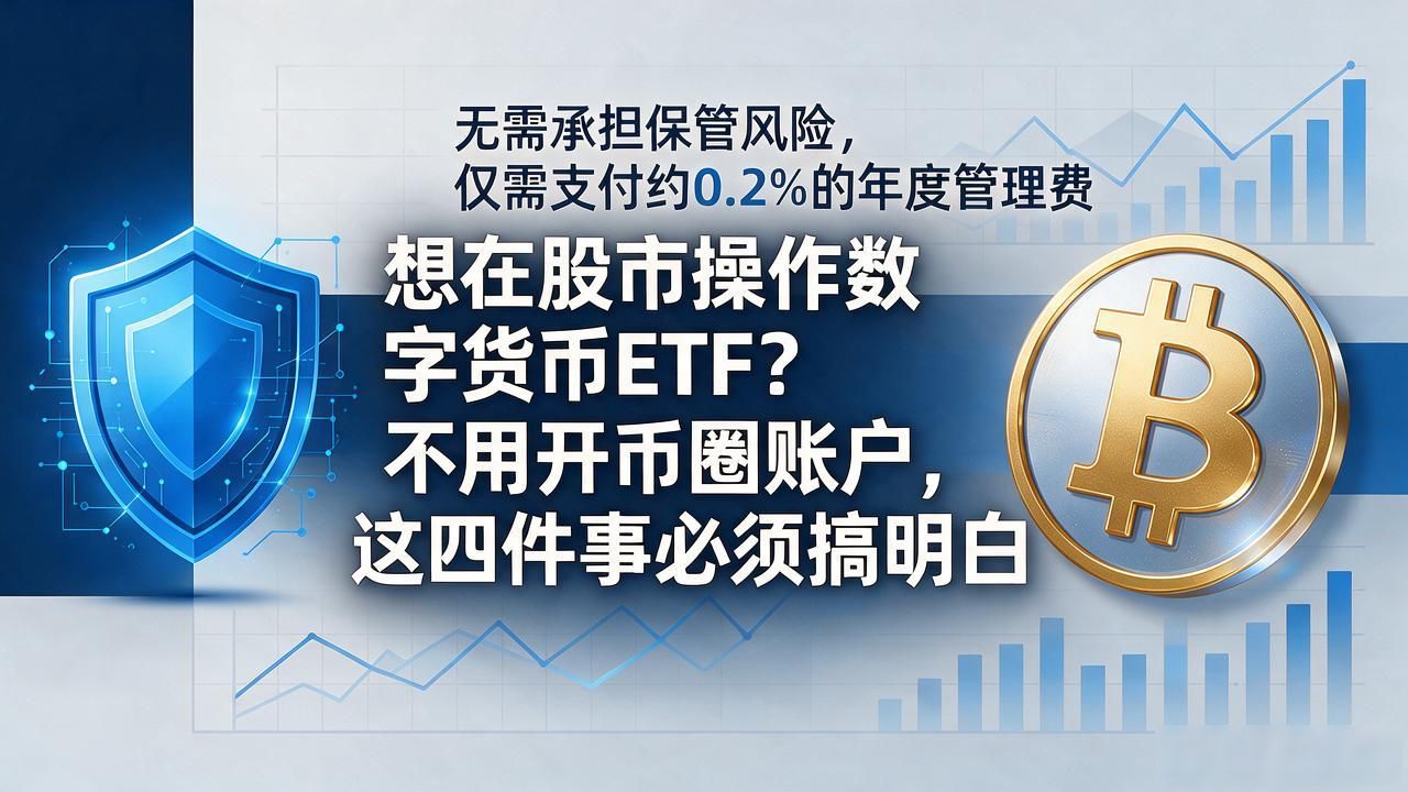 想在股市操作数字货币ETF？不用开币圈账户，这四件事必须搞明白