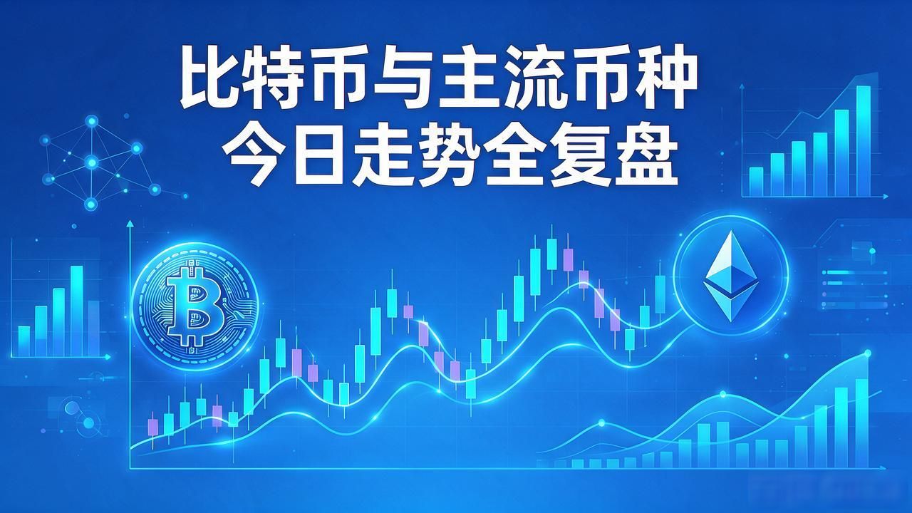 比特币与主流币种今日走势全复盘