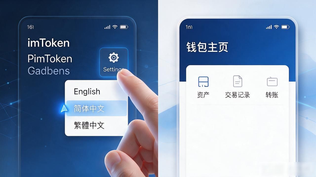 imtoken怎么换成中文？设置里改一下就行，附具体步骤