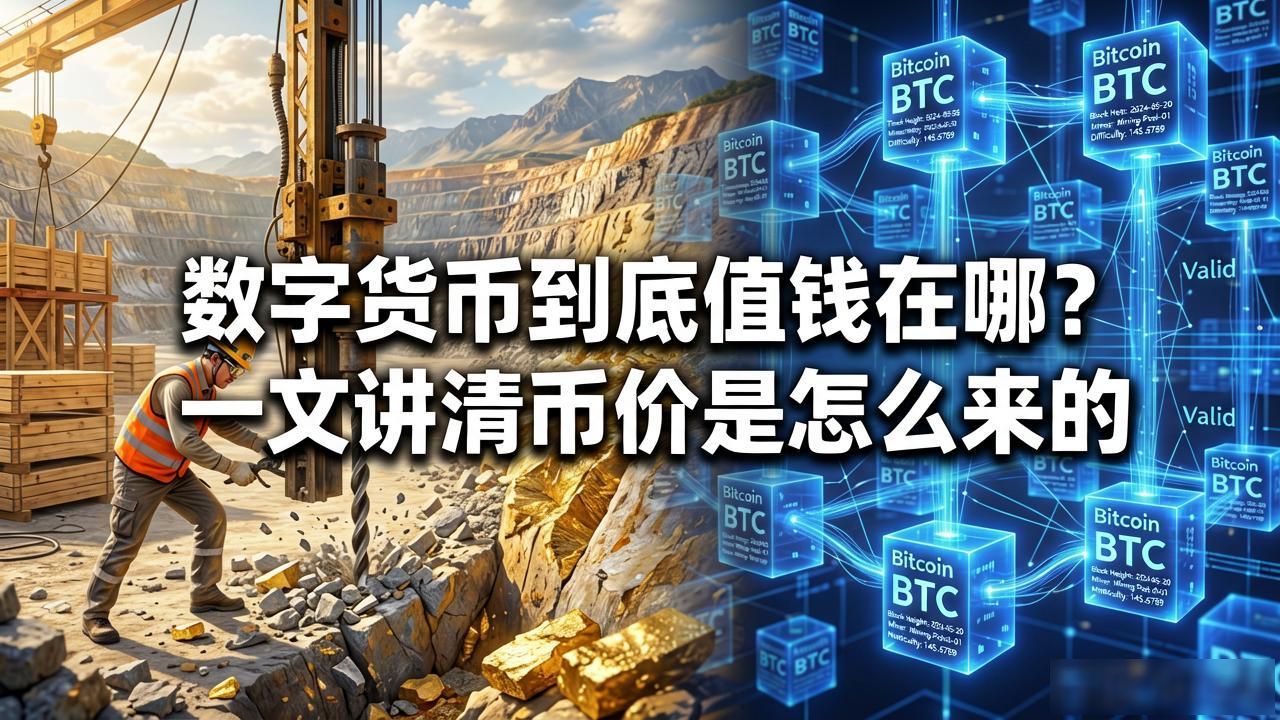 数字货币到底值钱在哪？一文讲清币价是怎么来的