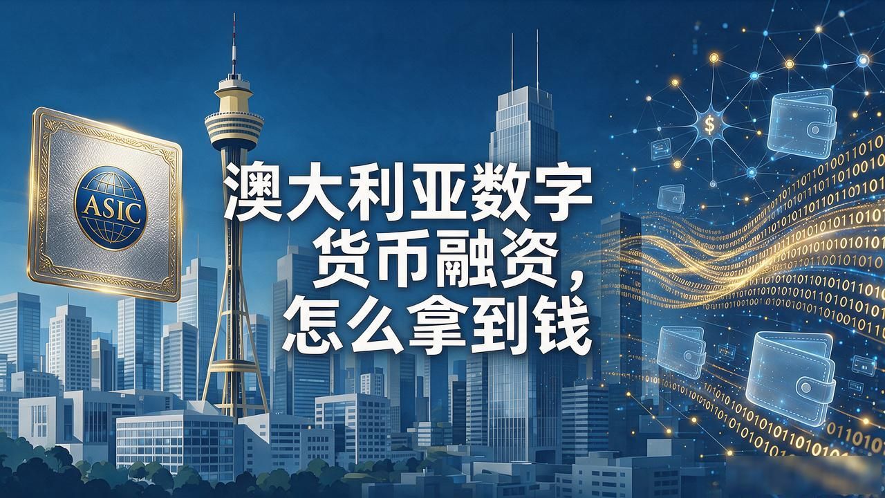 澳大利亚数字货币融资，怎么拿到钱