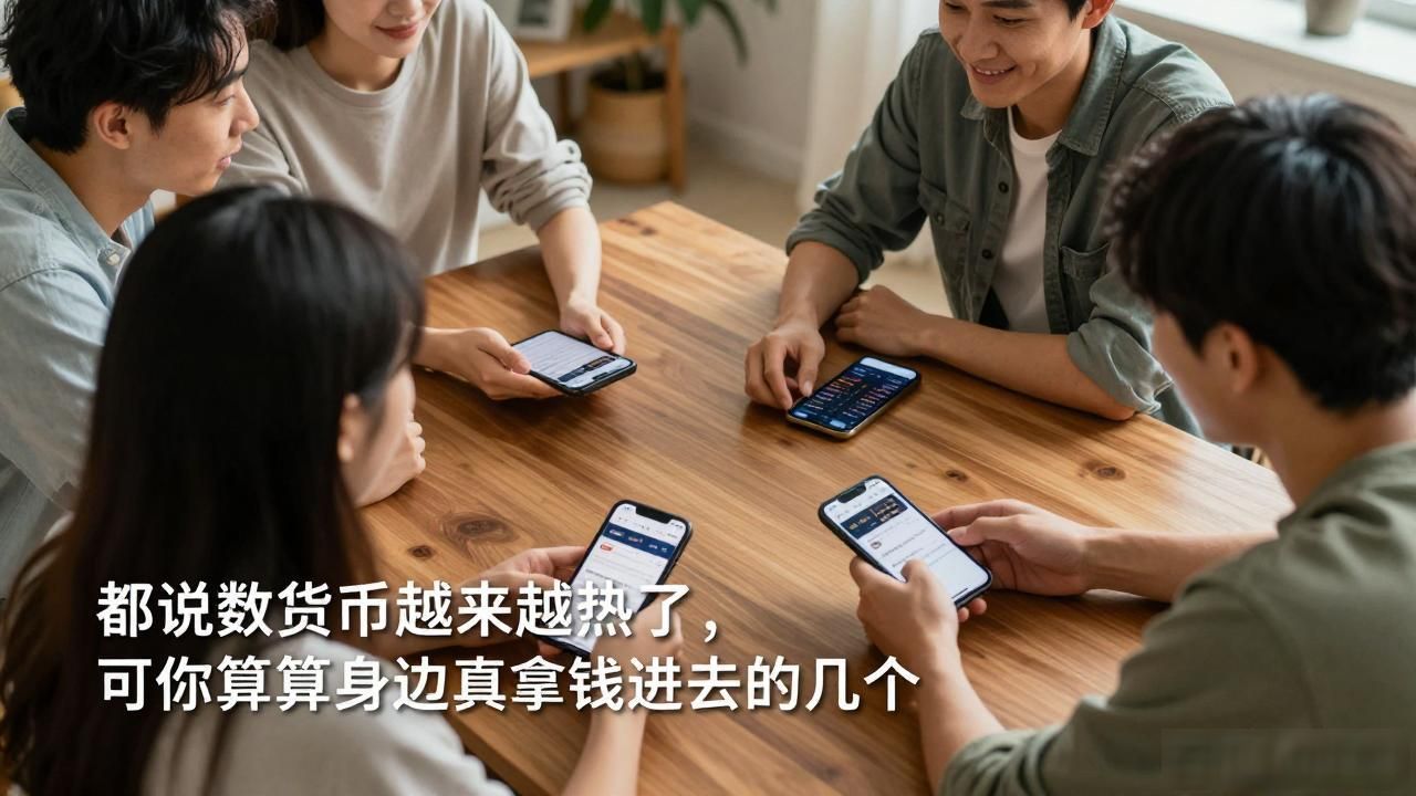 都说数字货币越来越热了，可你算算身边真拿钱进去的有几个