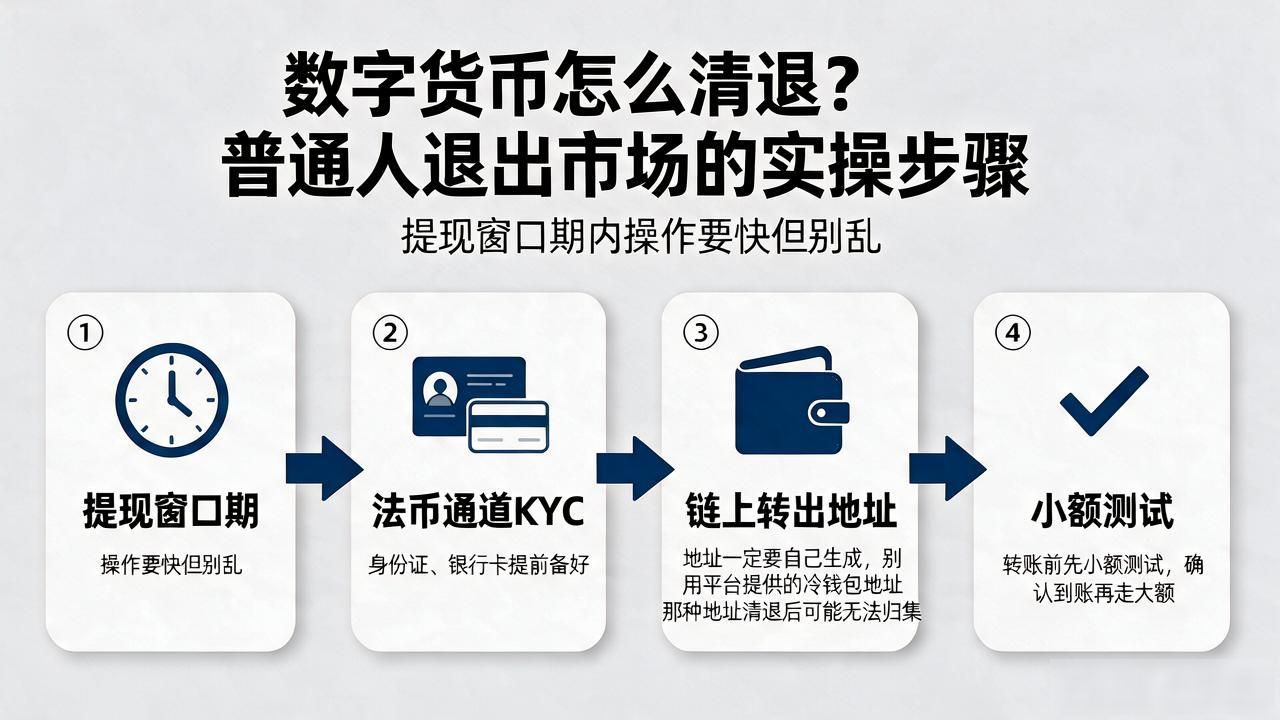 数字货币怎么清退？普通人退出市场的实操步骤
