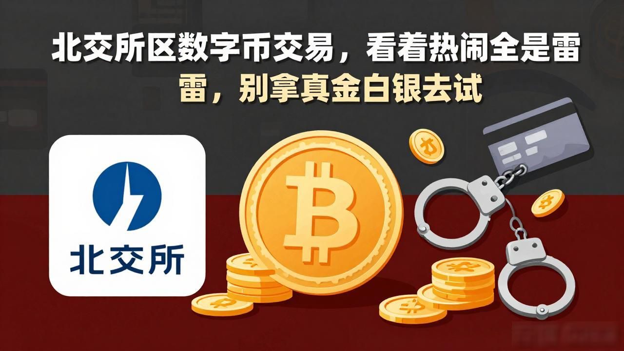 北交所区数字货币交易，看着热闹全是雷，别拿真金白银去试