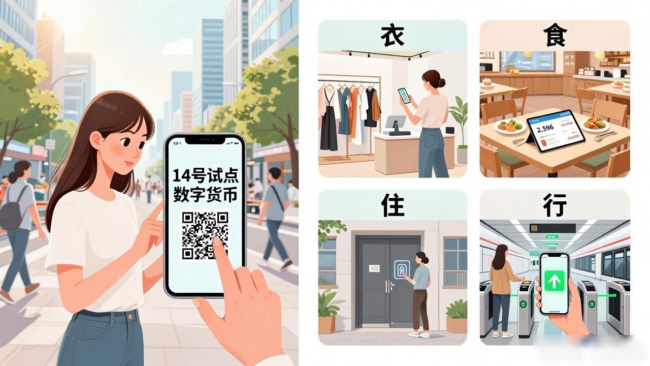 14号试点的数字货币_数字人民币可控匿名机制_数字人民币14试点城市推广
