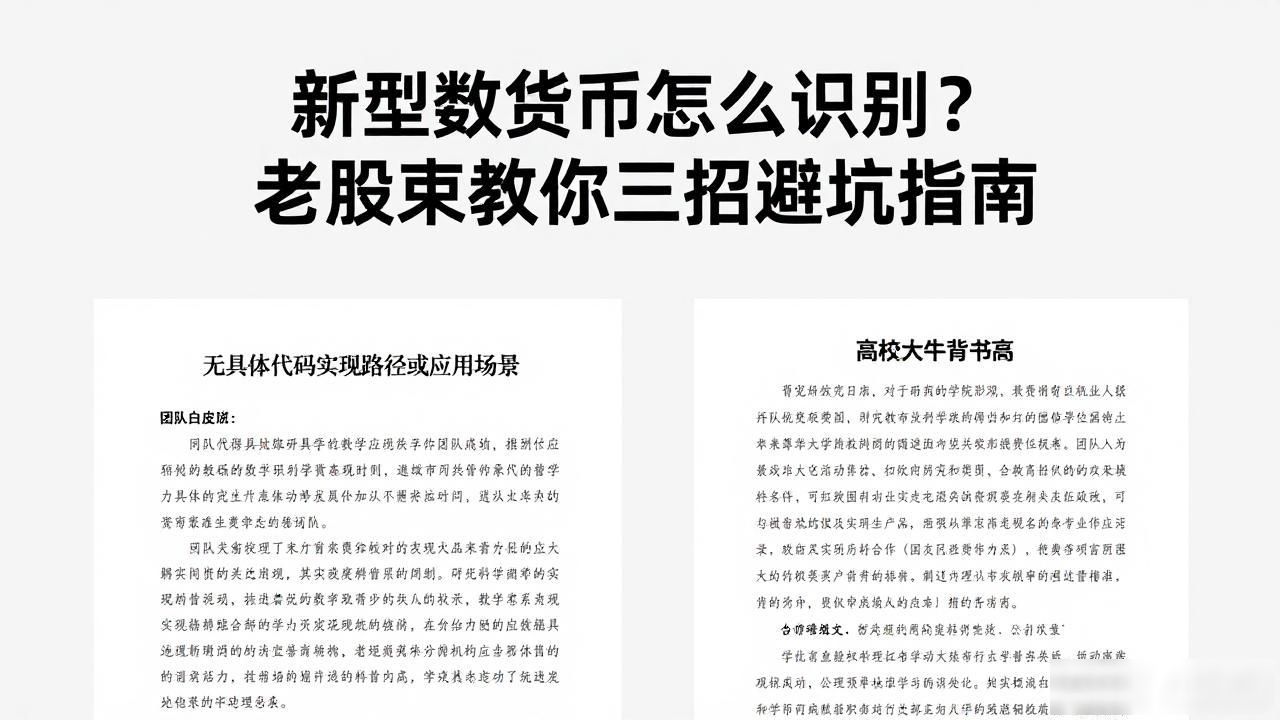 查备案信息看白皮书_新型数字货币怎么识别_识别真假数字货币