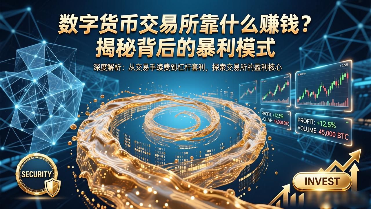 数字货币交易所很赚钱_交易所真正的盈利逻辑 交易所手续费收入构成 交易所资金池盈利模式