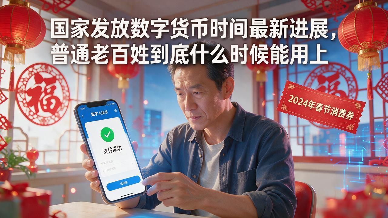 国家发放数字货币时间最新进展，普通老百姓到底什么时候能用上
