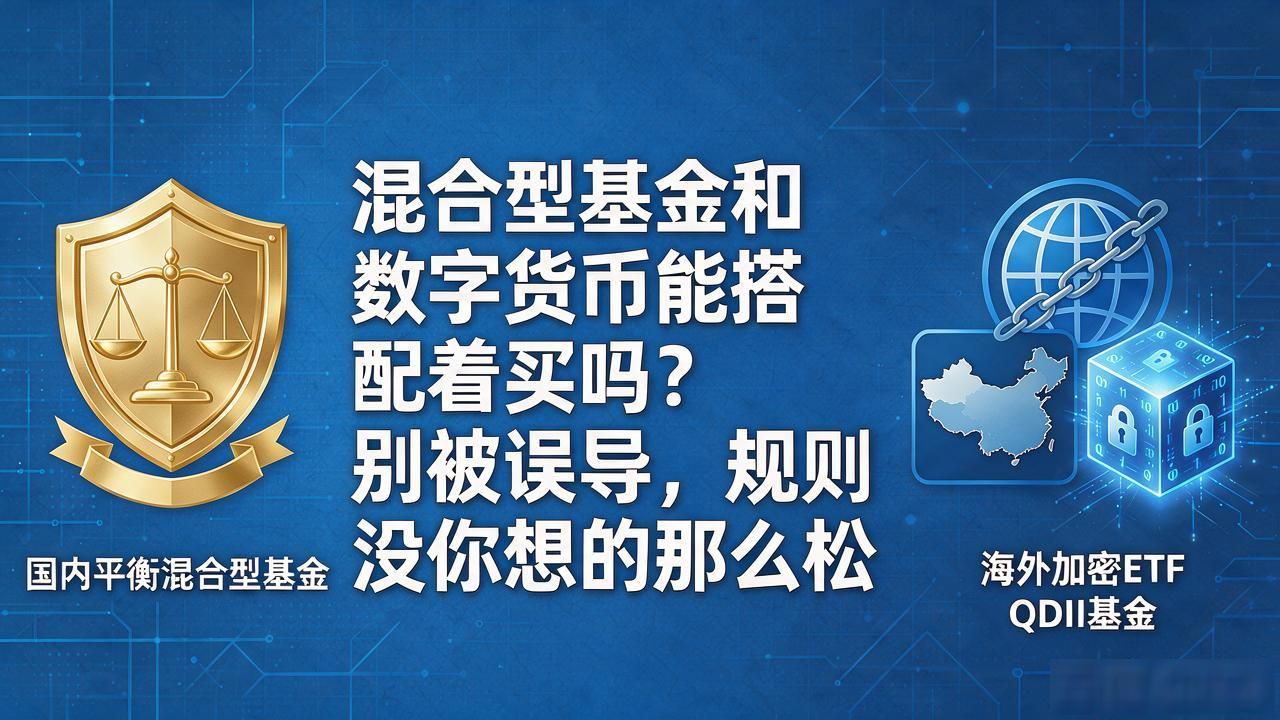 混合型基金和数字货币能搭配着买吗？别被误导，规则没你想的那么松