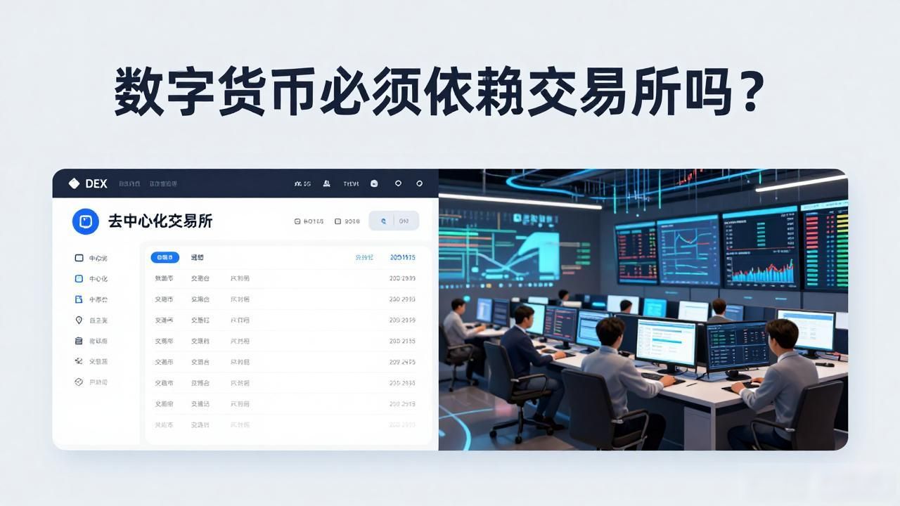 数字货币需要交易所么_比特币去中心化交易所的流动性痛点_去中心化金融与传统交易所对比