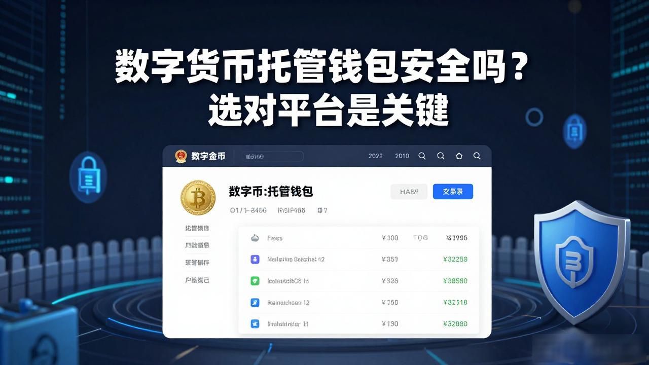 数字货币托管钱包安全吗？选对平台是关键