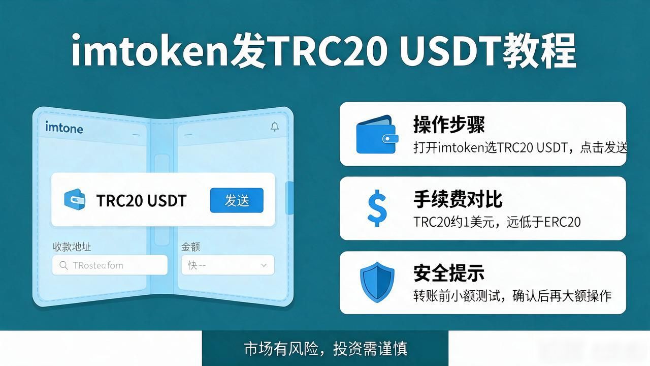 imtoken怎么发TRC20 USDT？手把手教你转账省钱又安全
